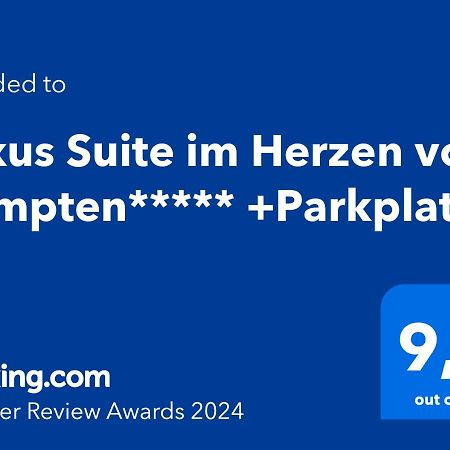 Luxus Suite Im Herzen Von Kempten***** +Parkplatz Esterno foto