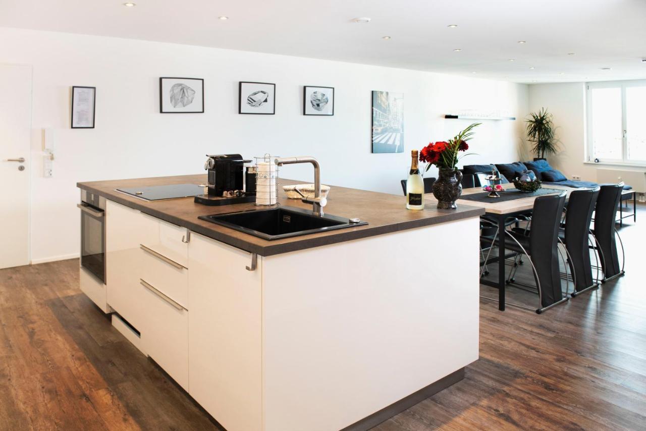 Luxus Suite Im Herzen Von Kempten***** +Parkplatz Esterno foto