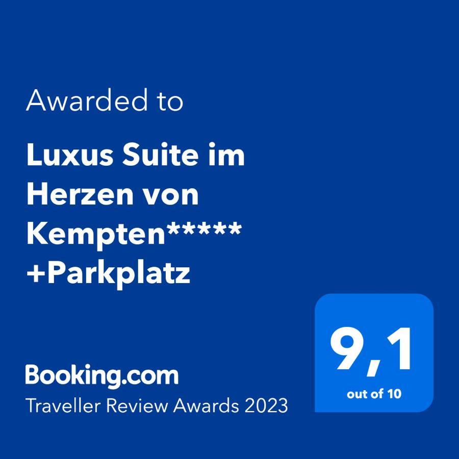 Luxus Suite Im Herzen Von Kempten***** +Parkplatz Esterno foto