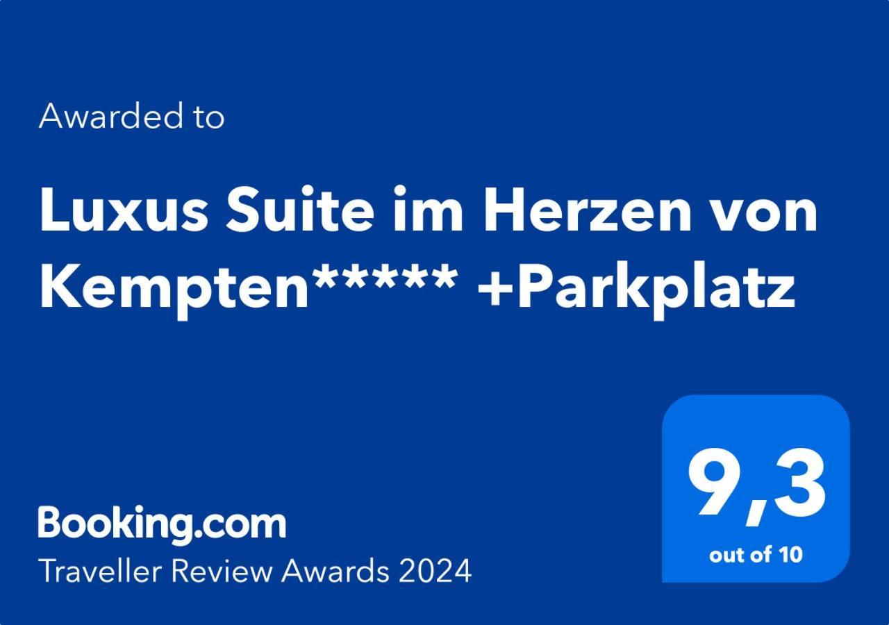 Luxus Suite Im Herzen Von Kempten***** +Parkplatz Esterno foto